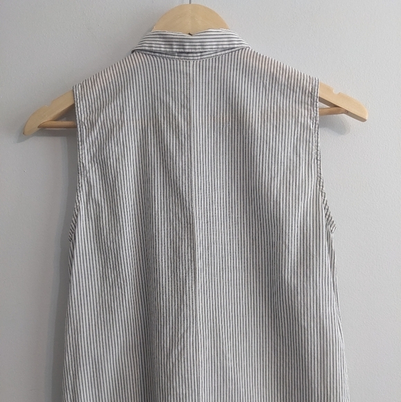 H&M Sleeveless Shirt Dress, US4 - Picture 7 of 11